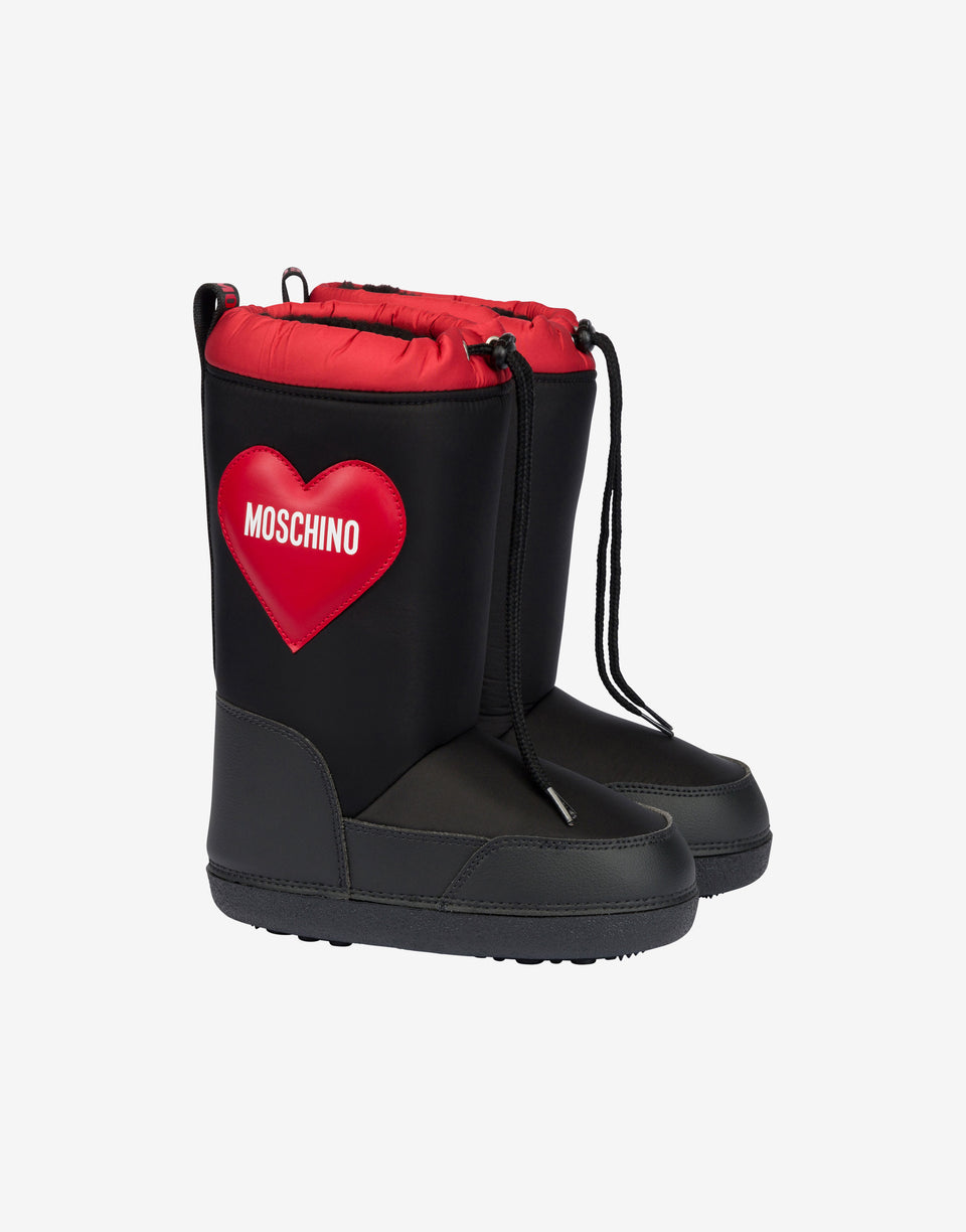 Botas de neve em nylon Moschino Cuore Negro Moschino 0