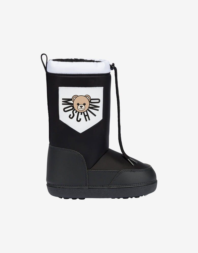 Botas de neve em nylon Moschino Teddy Bear Blanco Moschino 1