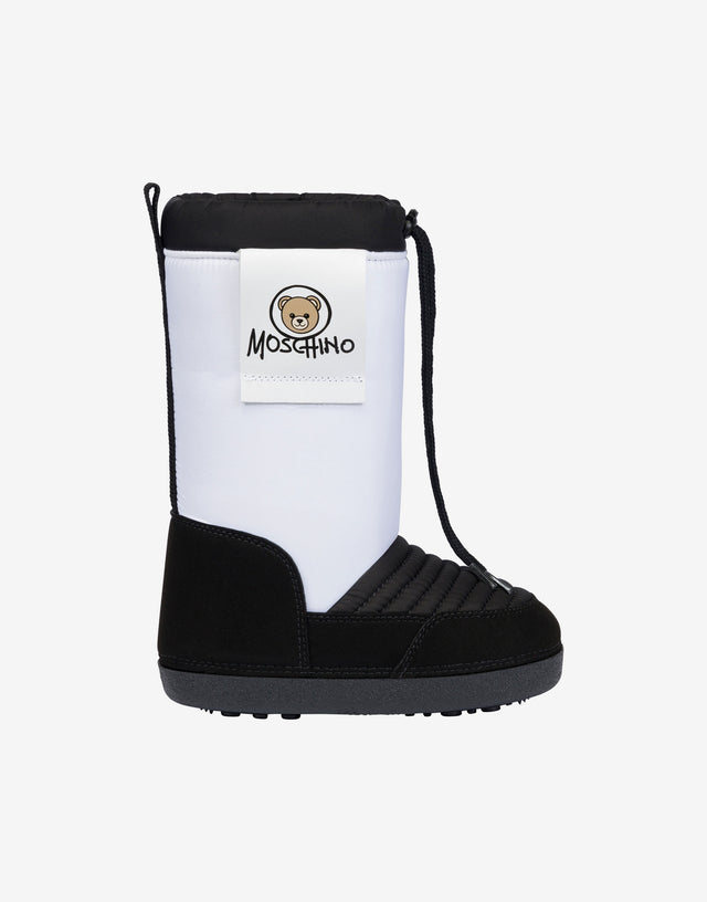 Moschino Teddy Bear Nylon Snow Boots White Moschino 1