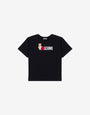 モスキーノのテディベア柄コットンジャージー製マキシTシャツ