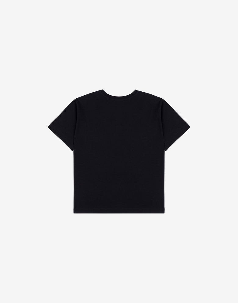 モスキーノのテディベア柄コットンジャージー製マキシTシャツ  Moschino 1