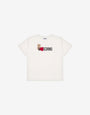 T-shirt maxi em jersey de algodão Moschino Teddy Bear