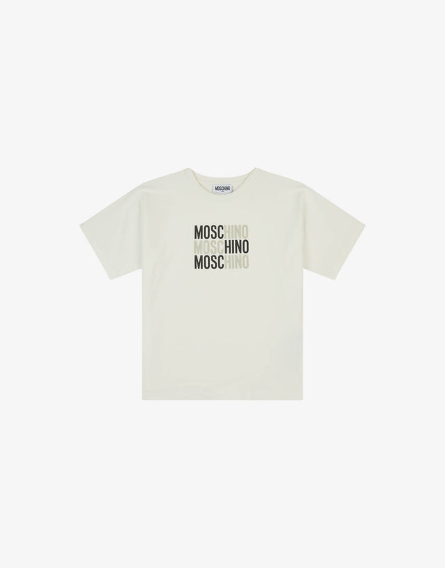 印花棉质针织宽松T恤  Moschino 0