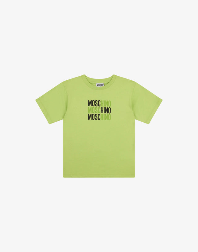 印花棉质针织宽松T恤  Moschino 0