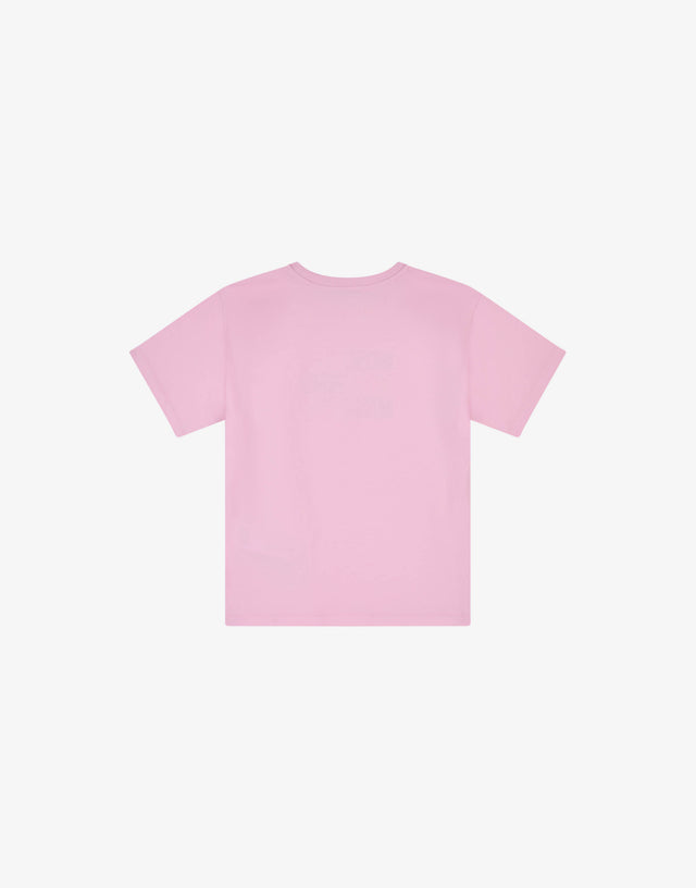 印花棉质针织宽松T恤 粉红色 Moschino 1