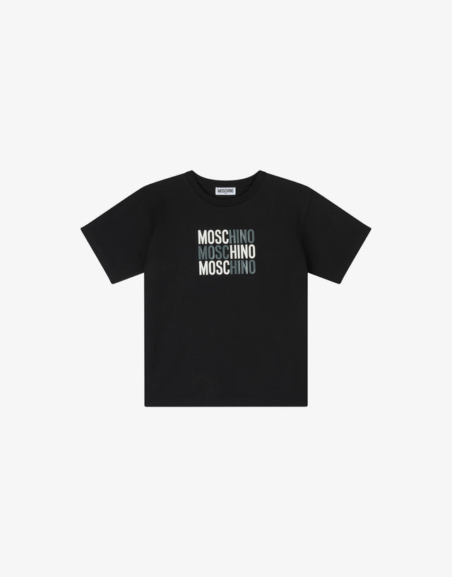印花棉质针织宽松T恤  Moschino 0