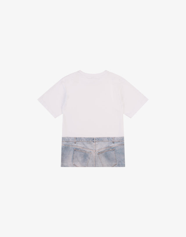 印花棉质针织宽松T恤  Moschino 1