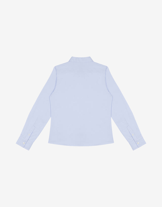 Camicia in cotone oxford Teddy Patch Azzurro Moschino 1