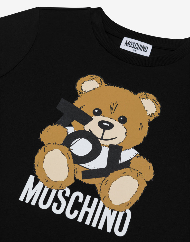 Jersey T-shirt Teddy Bear Black Moschino 2