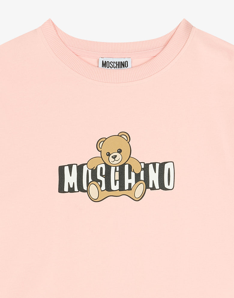Completo t-shirt e short in jersey di cotone Moschino Teddy Bear  Moschino 2