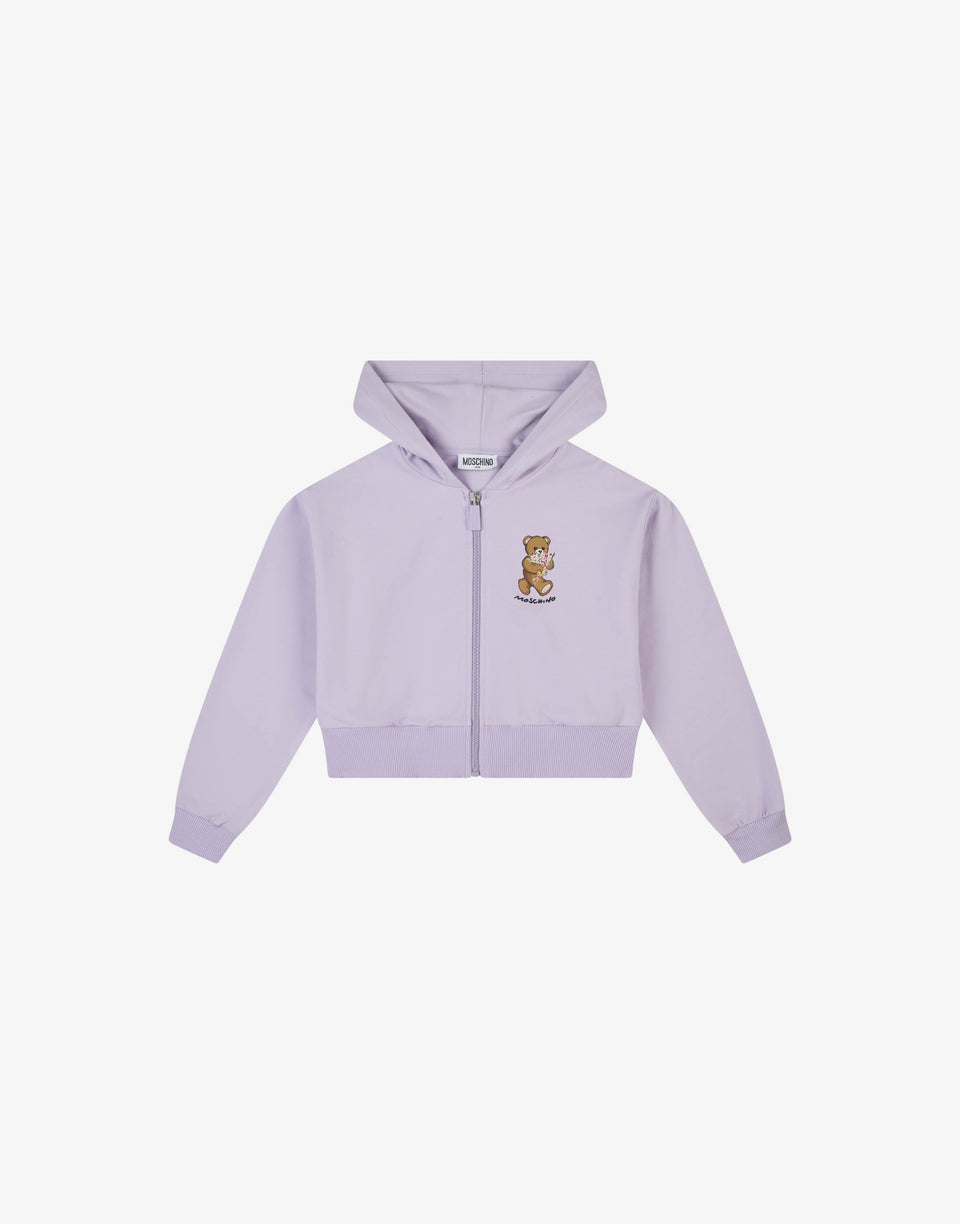 Completo tuta in felpa di cotone Moschino Teddy Bear  Moschino 0