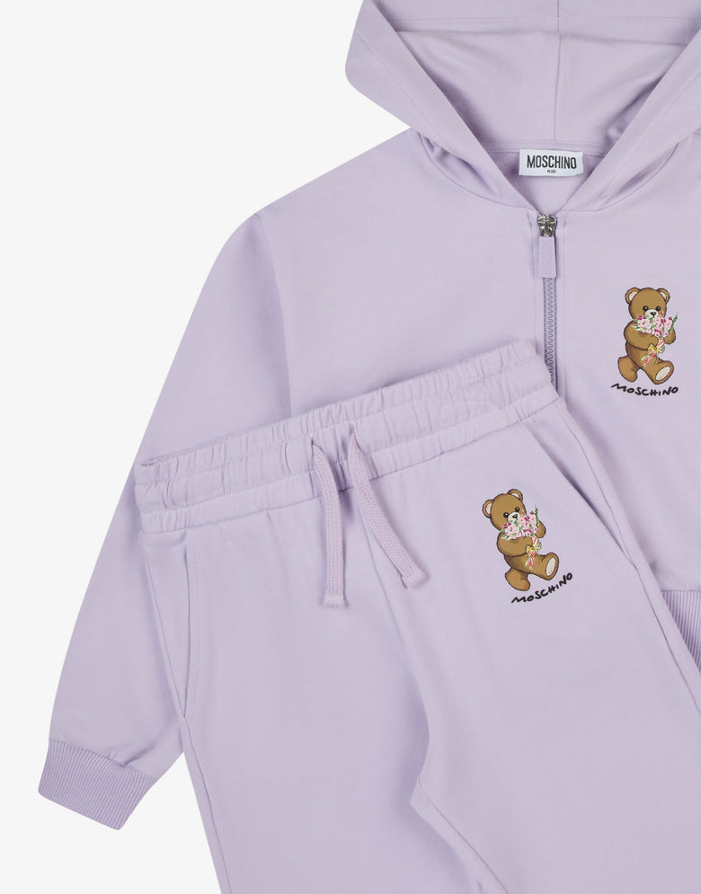 Completo tuta in felpa di cotone Moschino Teddy Bear  Moschino 2