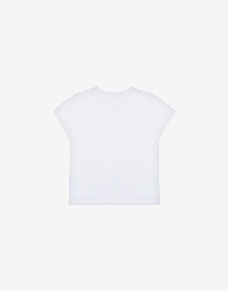 Jersey T-shirt Goose White Moschino 1