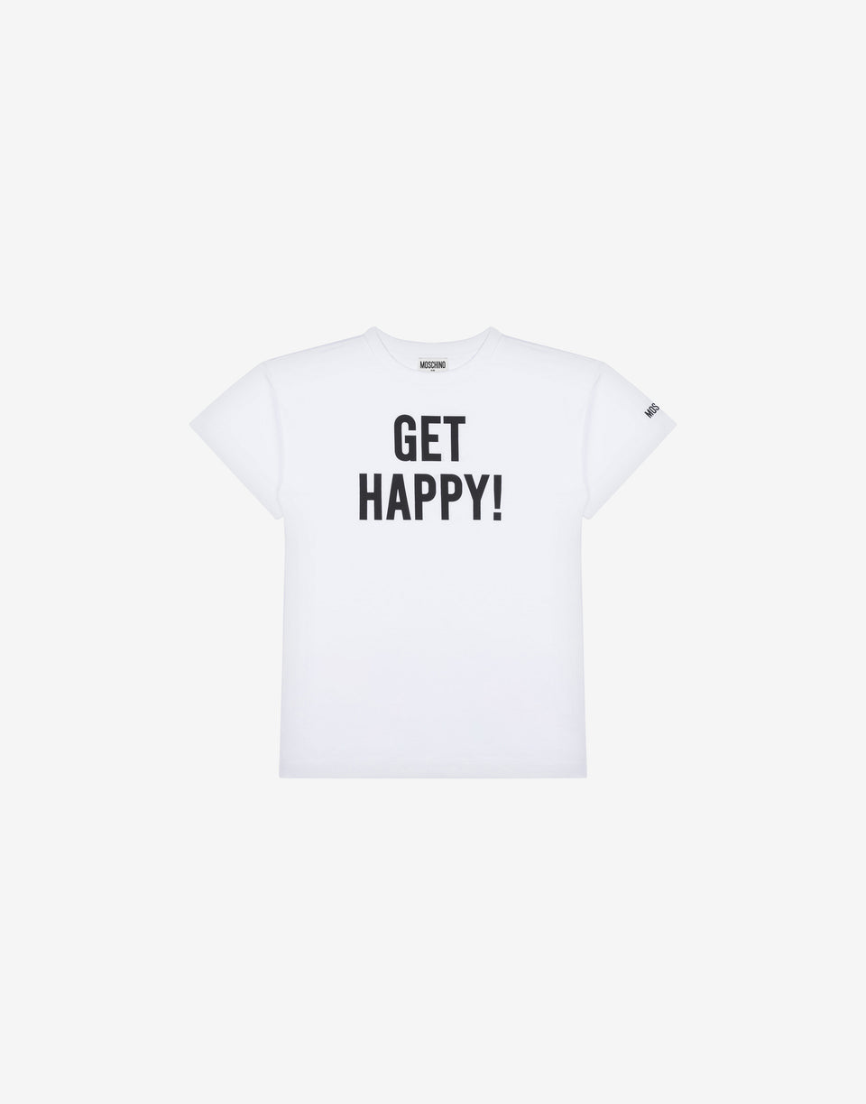 Cotton interlock dress Get Happy! White Moschino 0