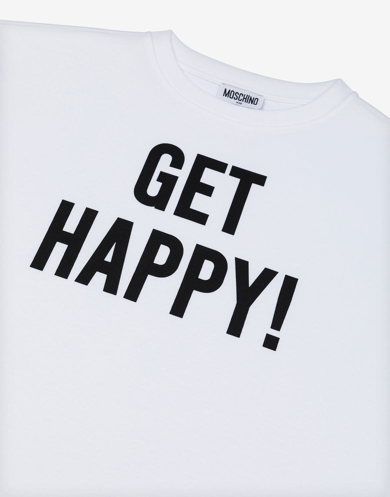 Cotton interlock dress Get Happy! White Moschino 2