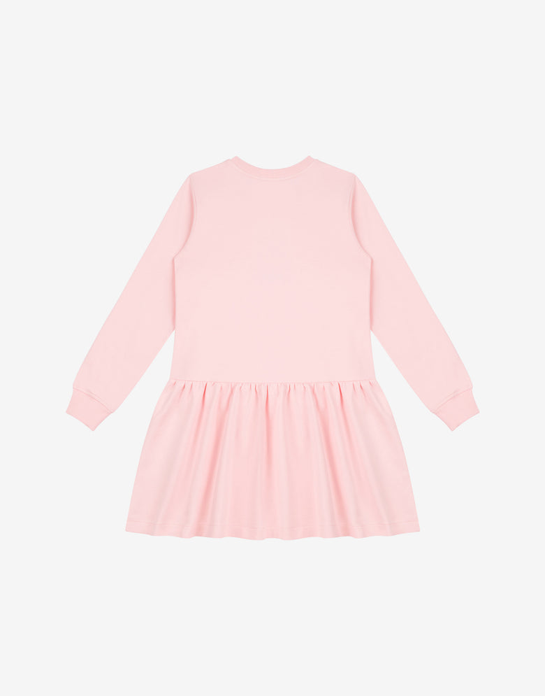 Abito in jersey di cotone Moschino Teddy Bear Rosa Moschino 1