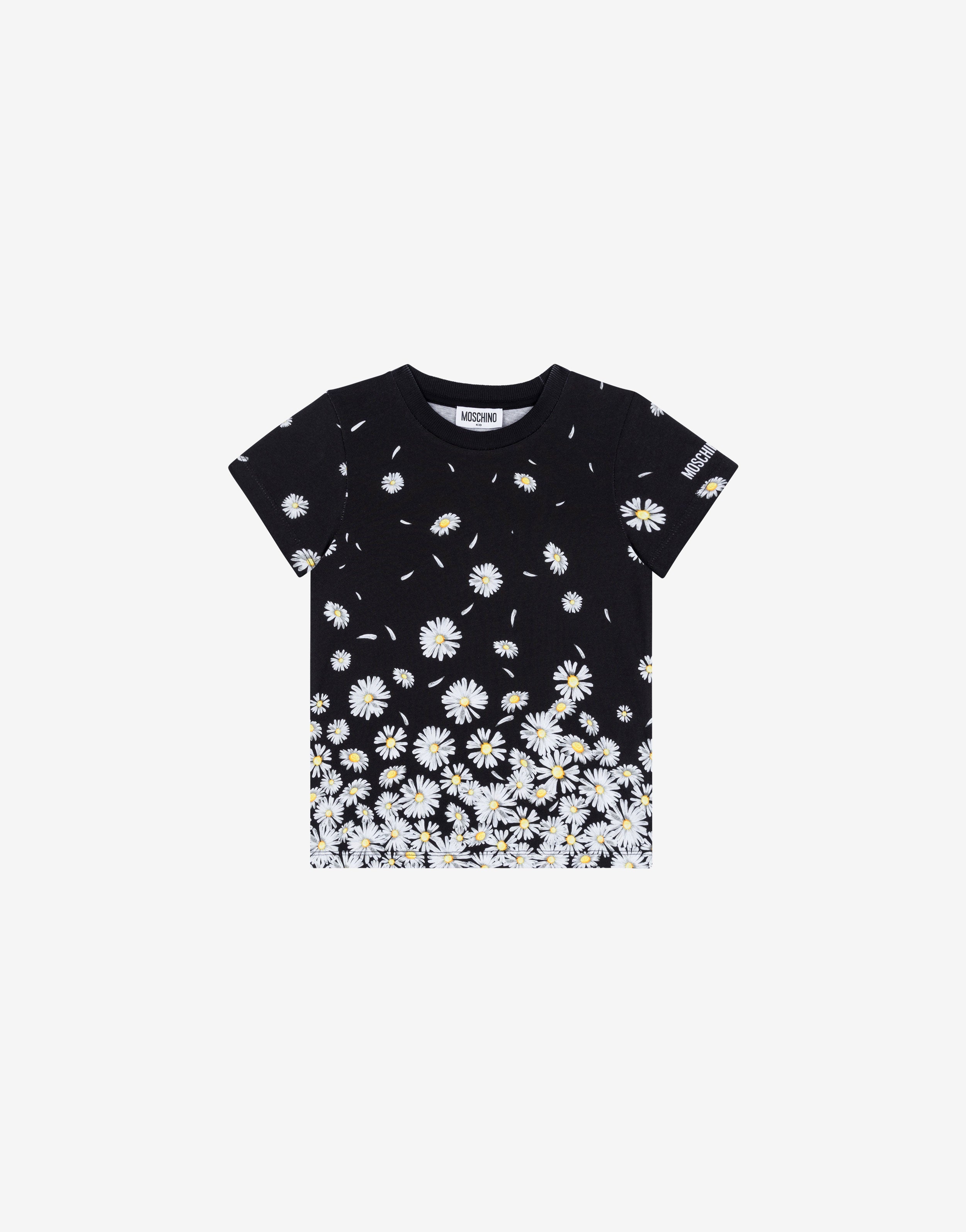 Tシャツ・カットソー Moschino Interlock T-Shirt Cotton interlock T-shirt Daisies | Moschino