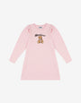 Moschino Teddybär Kleid aus Baumwolljersey