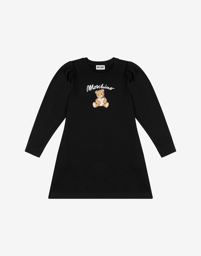 Moschino Teddybär Kleid aus Baumwolljersey  Moschino 0