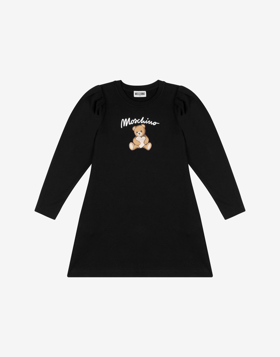 Moschino Teddybär Kleid aus Baumwolljersey  Moschino 0