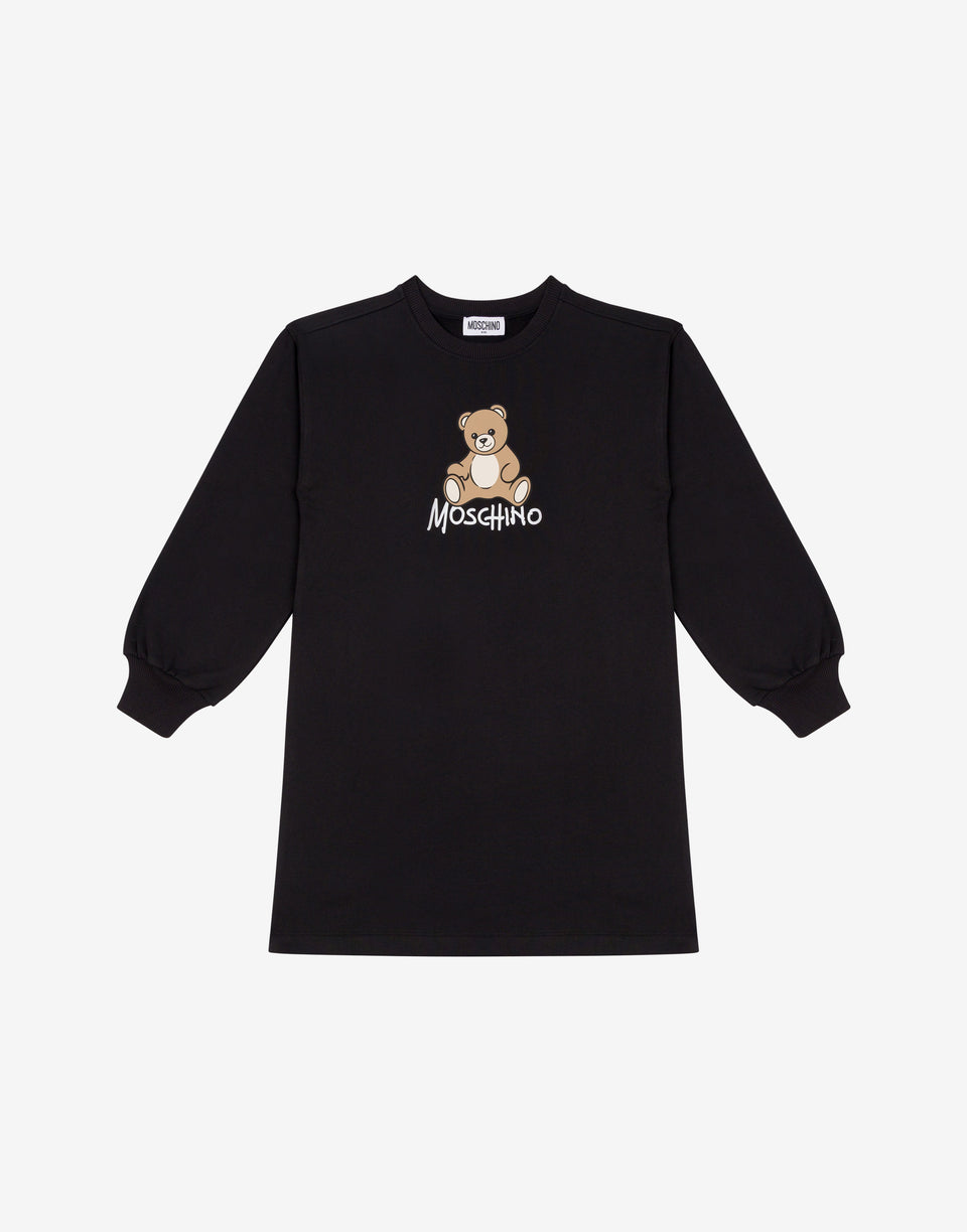 Robe en coton imprimé Noir Moschino 0