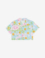 Satin shirt Smiley® and Roses