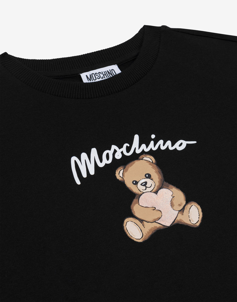Moschino 泰迪熊纯棉运动衫 黑色 Moschino 2
