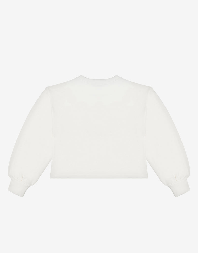 Moschino Teddy Bear Cotton Sweatshirt White Moschino 1