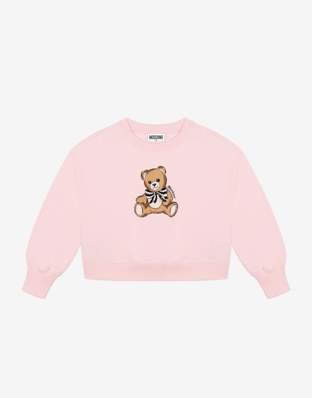 Moschino 泰迪熊纯棉运动衫 糖果粉色 Moschino 0