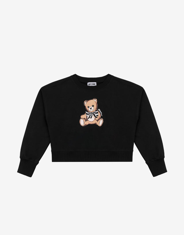 Moschino 泰迪熊纯棉运动衫 黑色 Moschino 0