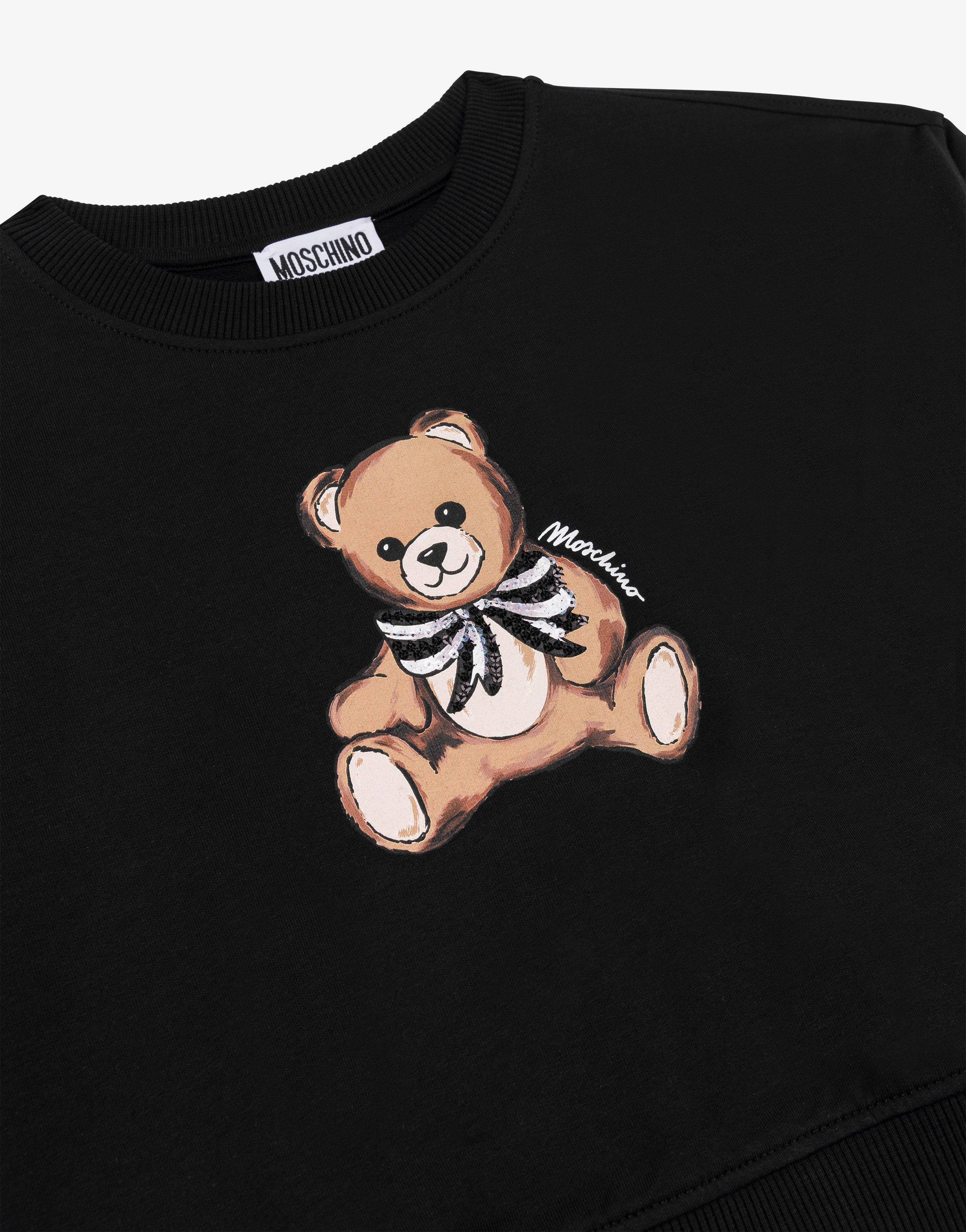 【関税&送料込】Moschino Teddy Sweatshirt Moschino Teddy Bear Cotton Sweatshirt | Moschino