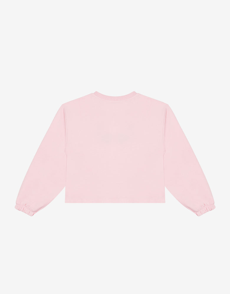 Felpa in cotone Moschino Teddy Bear Rosa Moschino 1