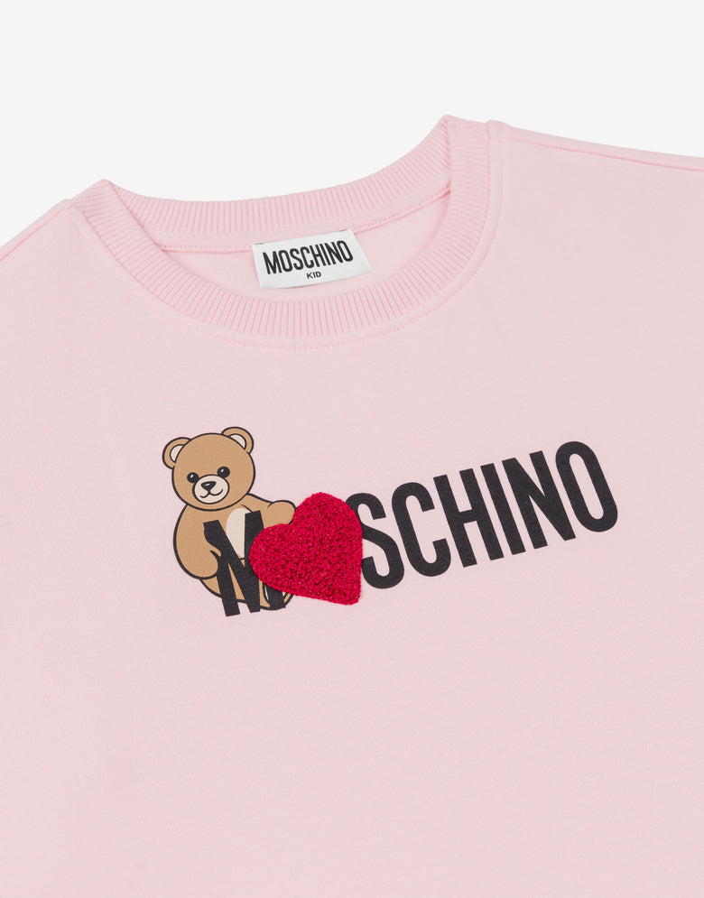 Felpa in cotone Moschino Teddy Bear Rosa Moschino 2