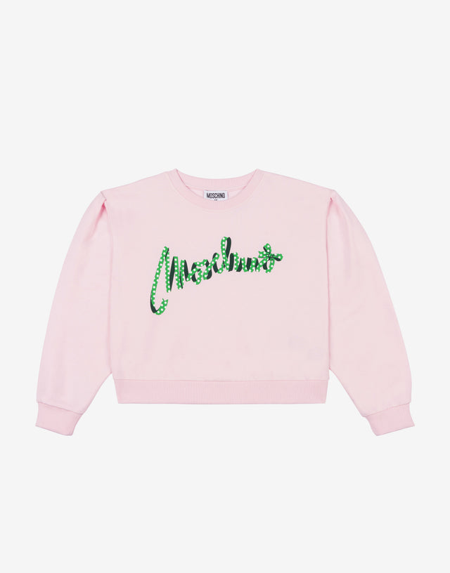 プリント入りコットンパーカー  Moschino 0
