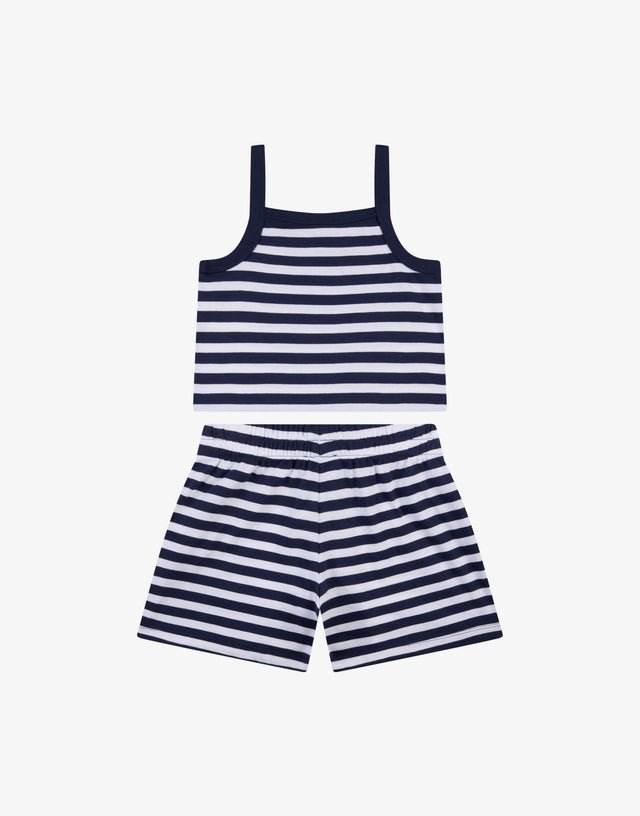 Completo top e short in jersey di cotone Moschino Teddy Bear  Moschino 1