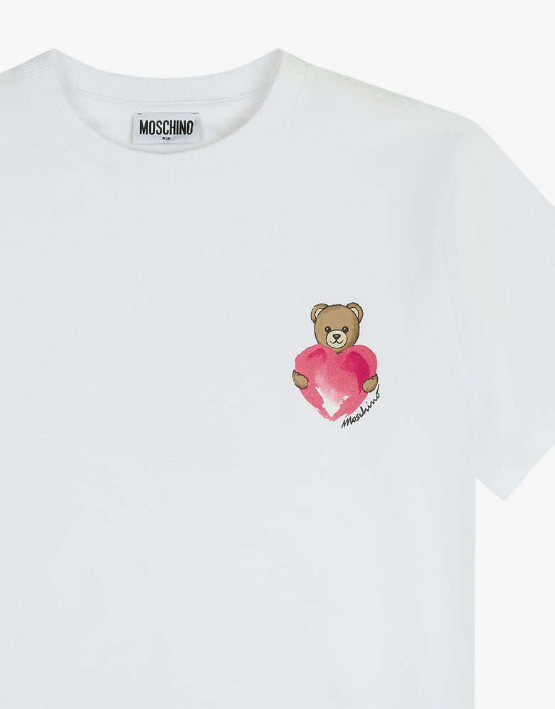 棉质针织面料的长款T恤与紧身裤套装  Moschino 2