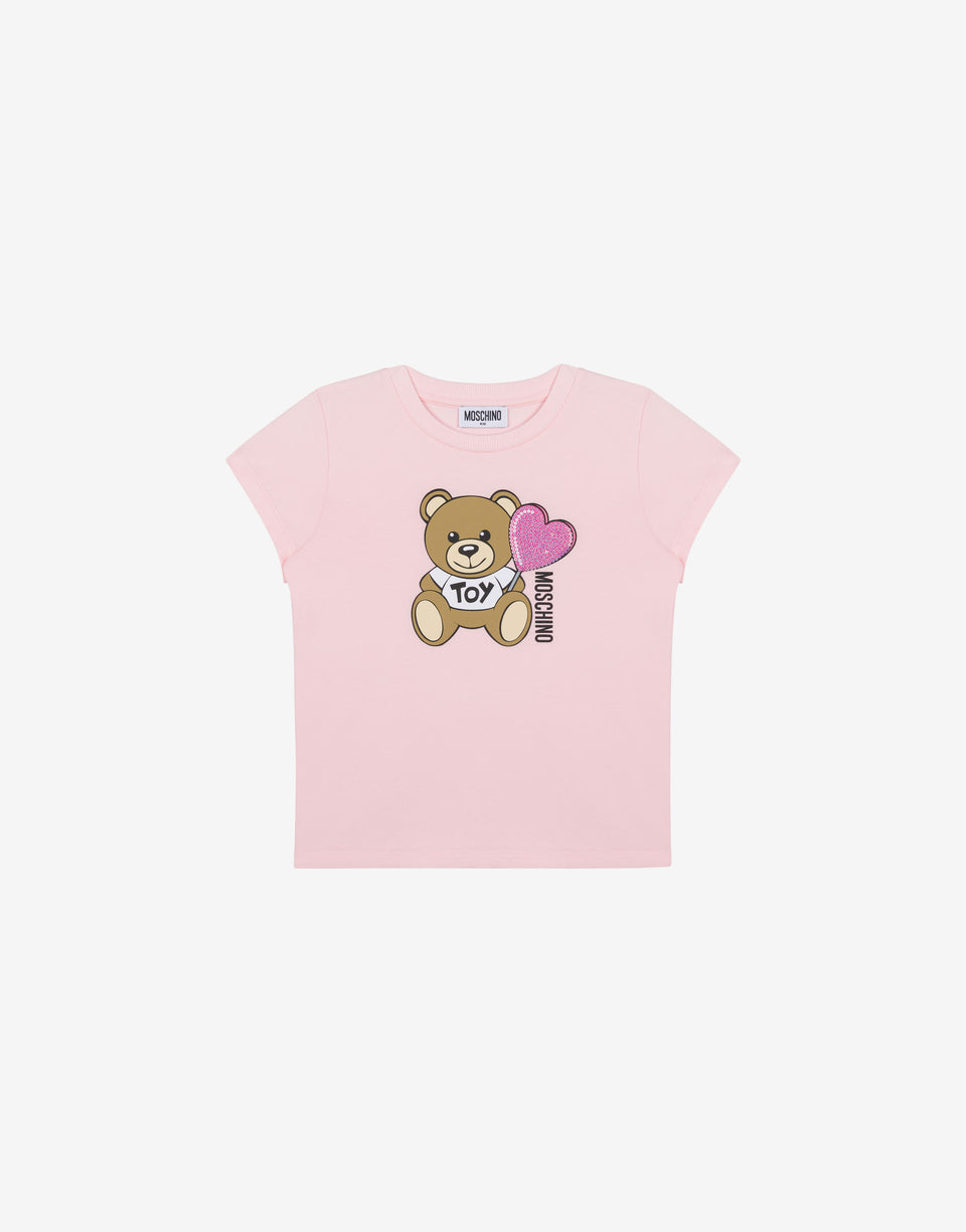 Camiseta Teddy Bear Rosa claro Moschino 0