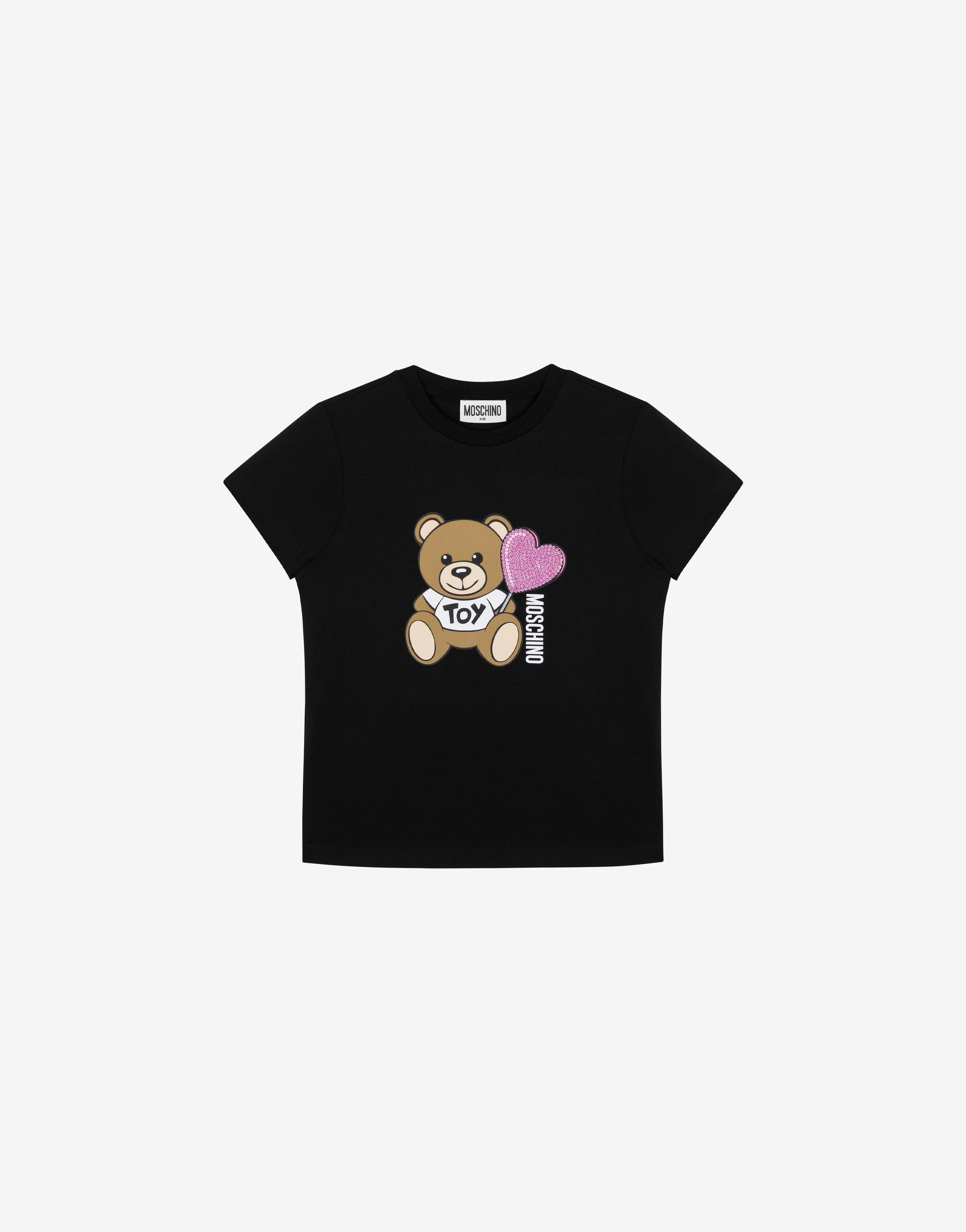 【関税込み】Moschino ブラック Teddy Bear Tシャツ Jersey T-shirt Teddy Bear | Moschino