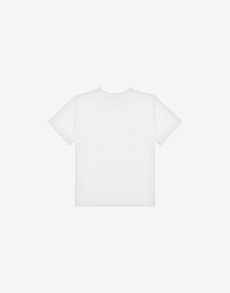 Maxi t-shirt in cotone Olivia  Bianco Moschino 1