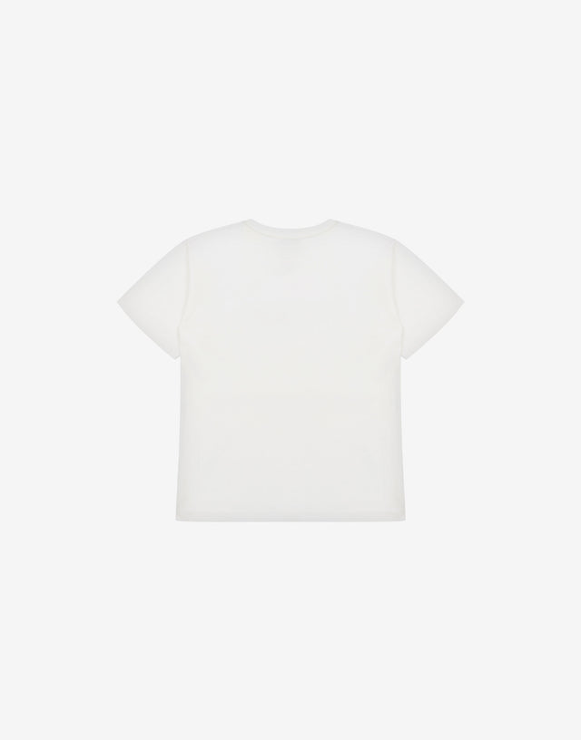 Maxi t-shirt in jersey di cotone Moschino Teddy Bear Bianco Moschino 1