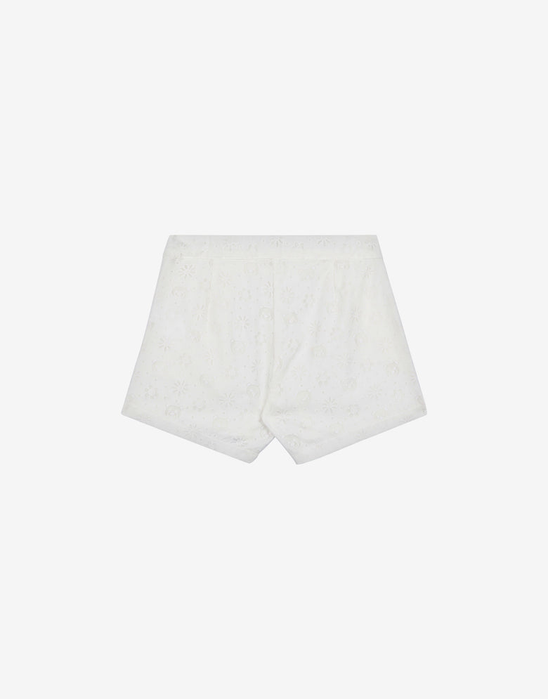 Muslin devoré shorts White Moschino 1