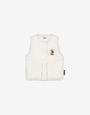 Moschino Teddybär Weste aus weichem Stoff