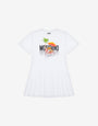 Cotton interlock dress Teddy Bear