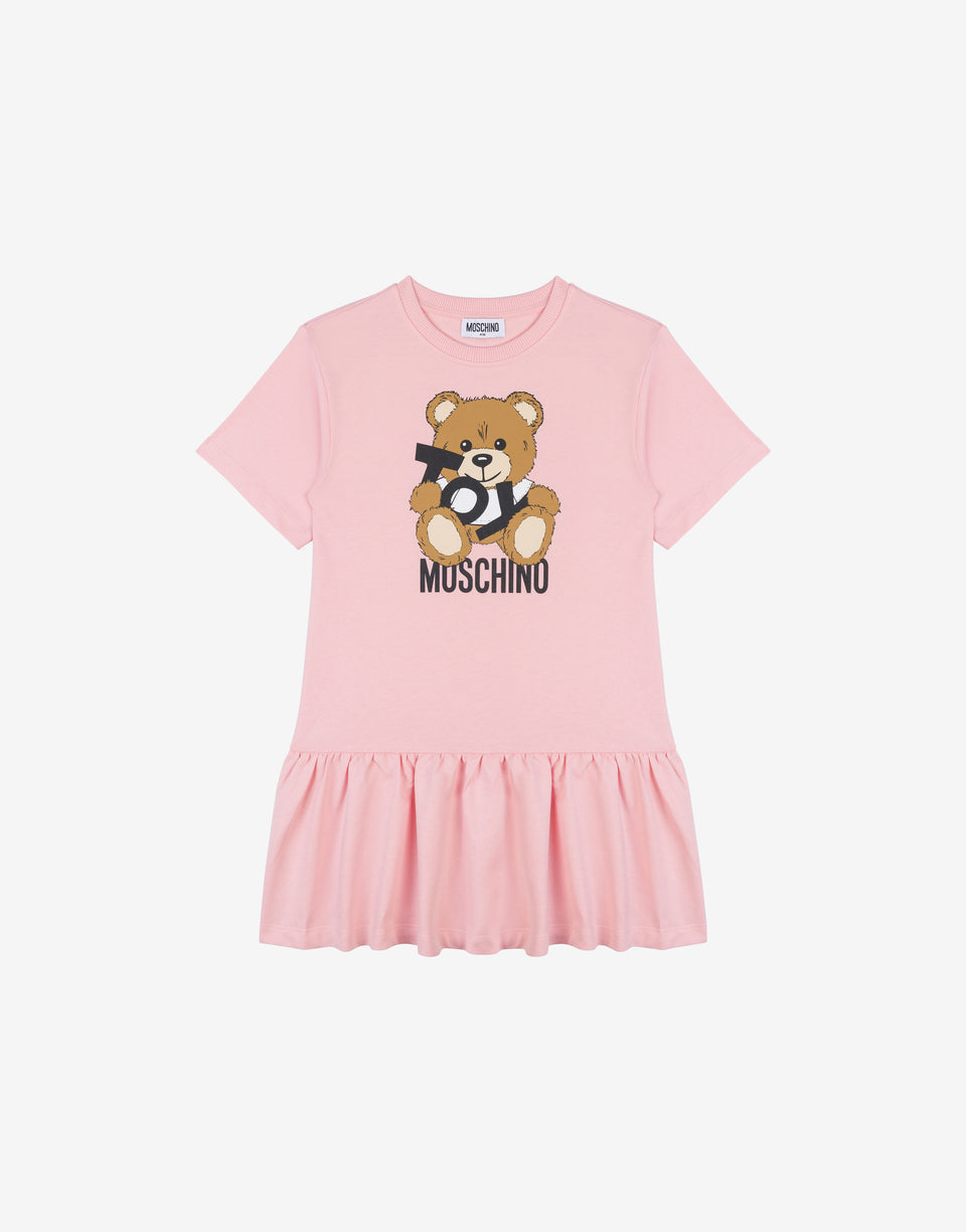Sweatshirt-Kleid Teddy Bear Pink Moschino 0