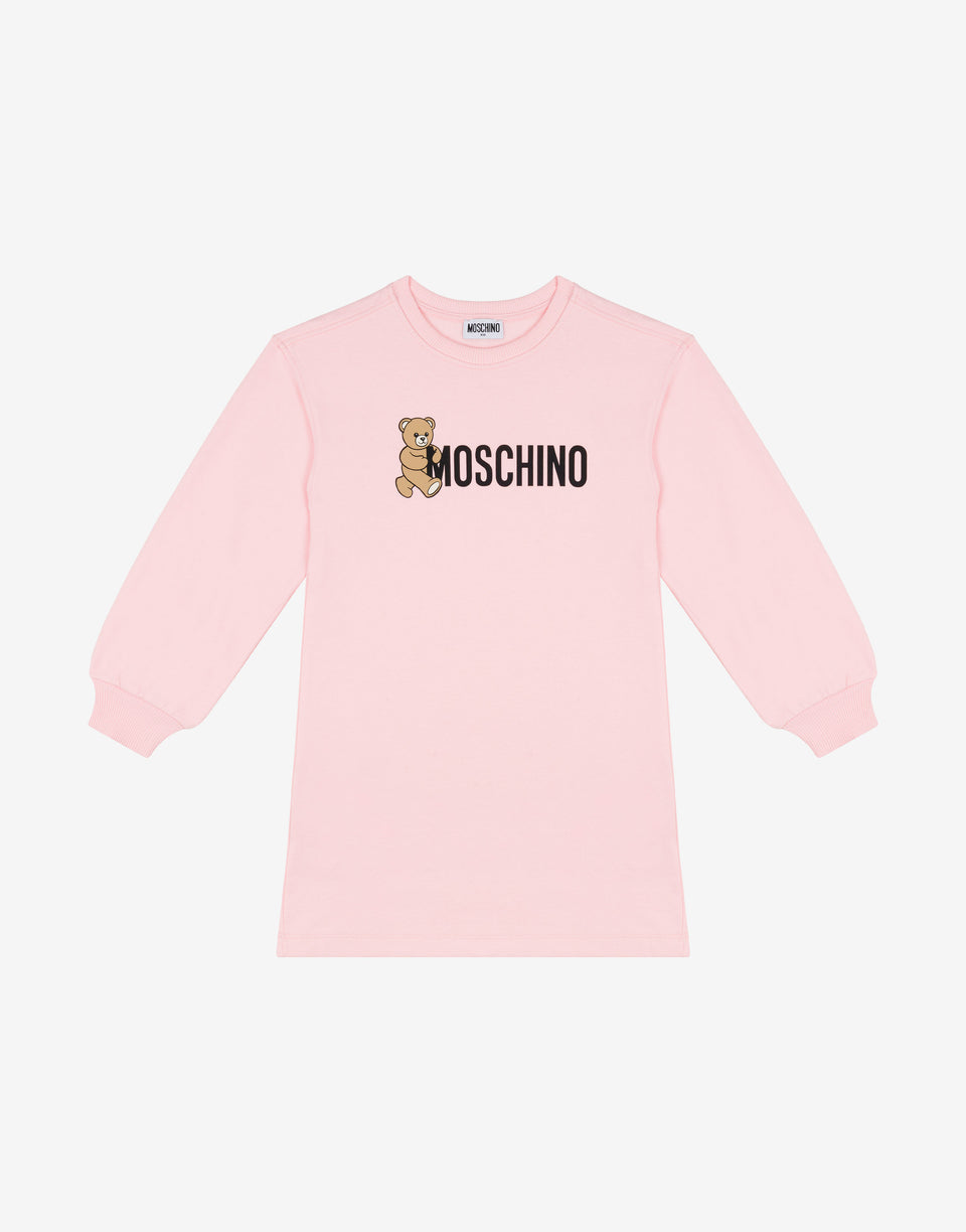 Vestido polar de algodón estampado  Moschino 0