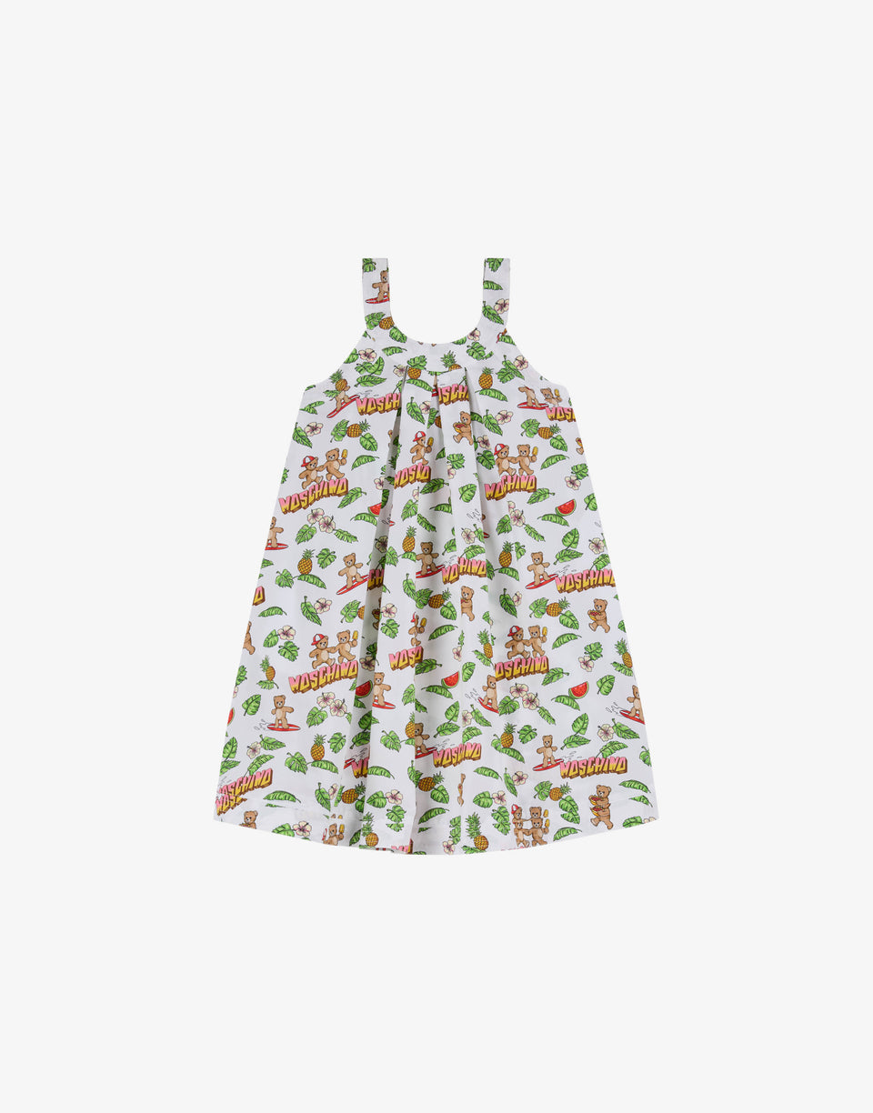 莫斯奇诺泰迪熊棉质平纹布连衣裙  Moschino 0