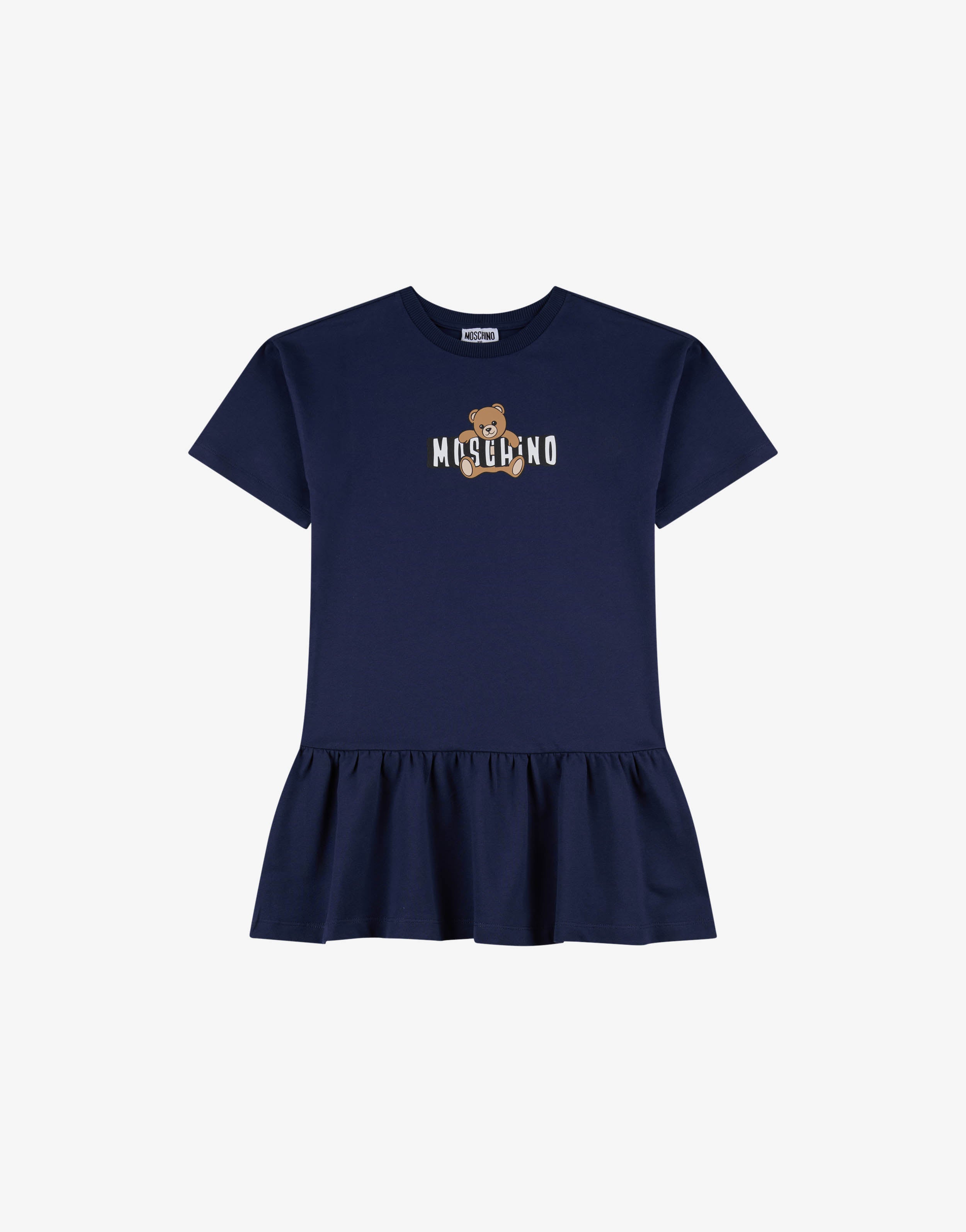 Abito in jersey di cotone Moschino Teddy Bear