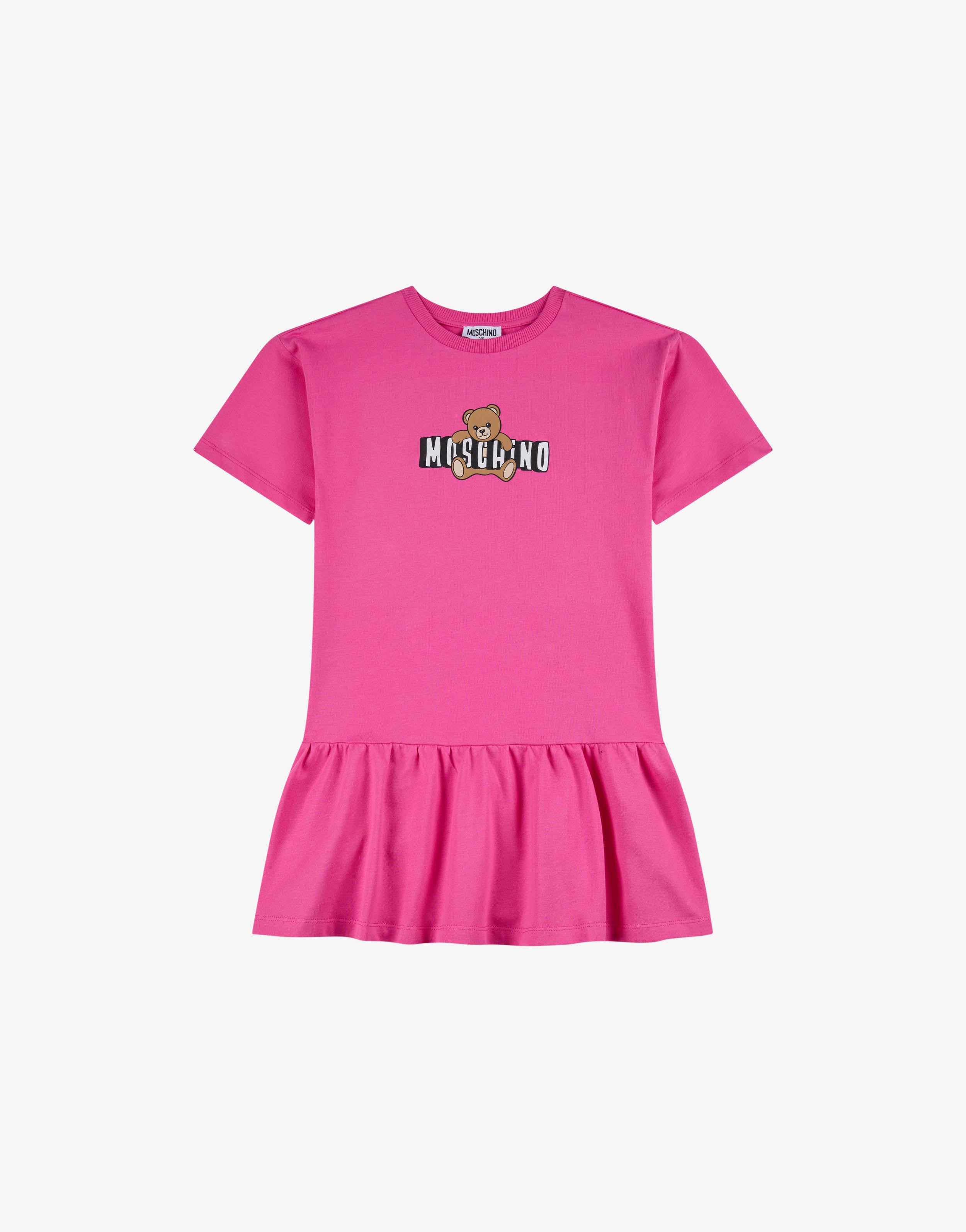 Kleid aus Baumwolljersey Moschino Teddy Bear
