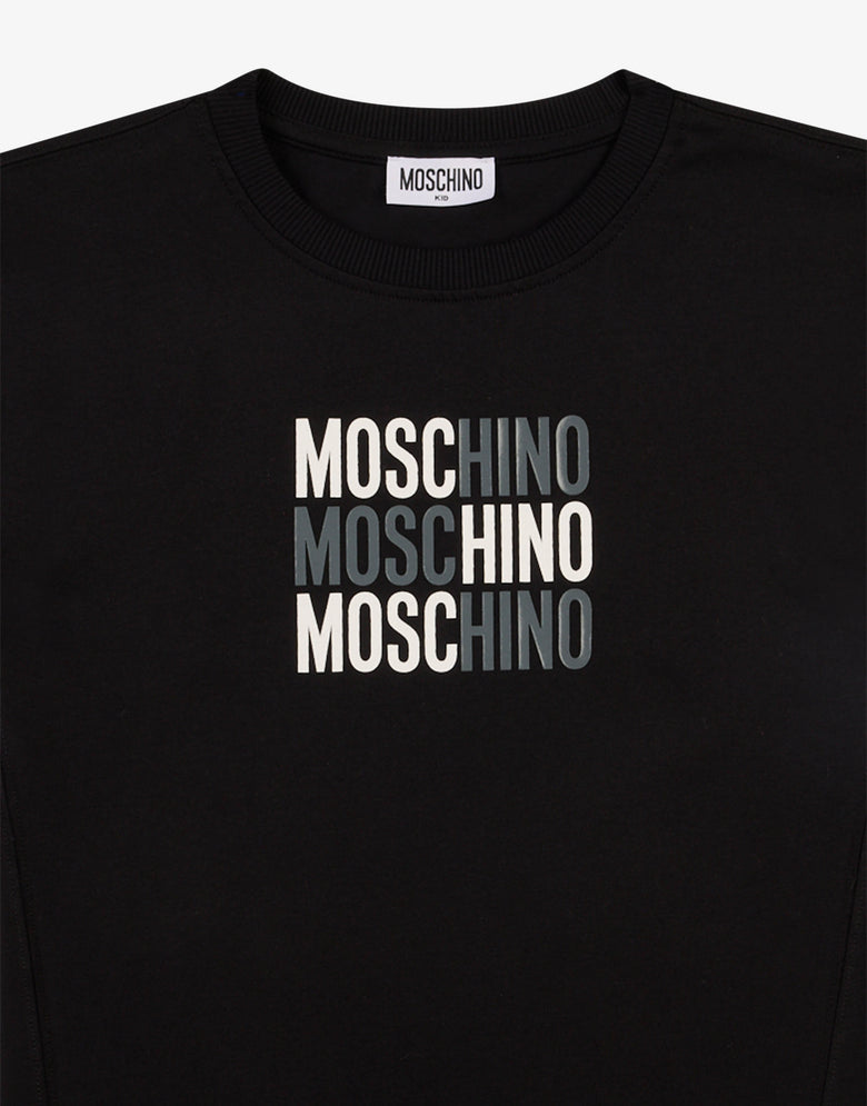 Abito in cotone pesante stampato  Moschino 2