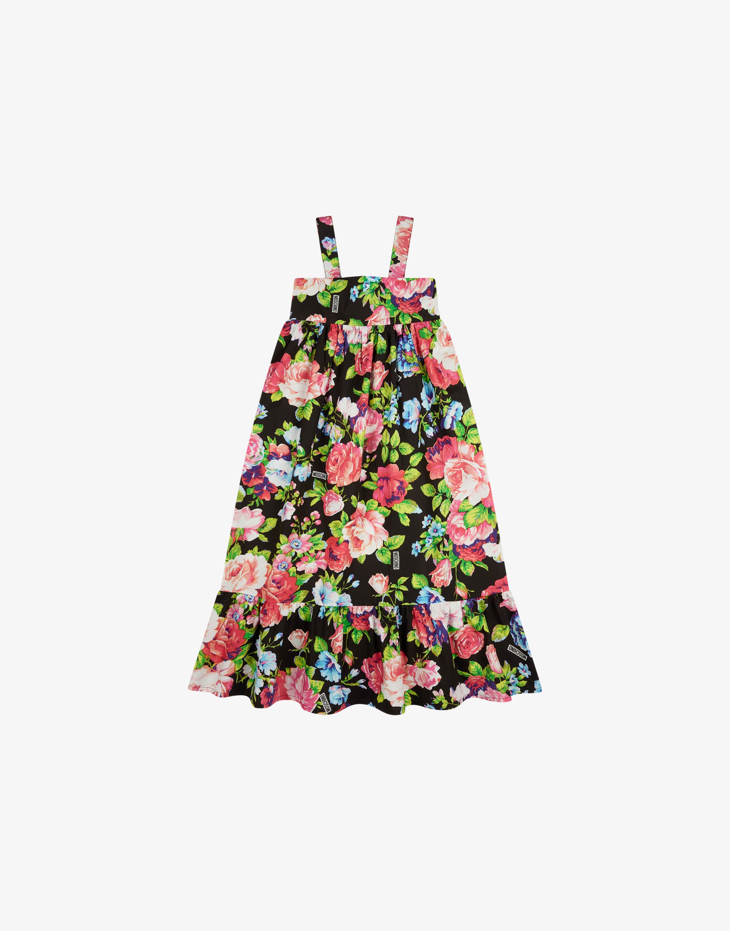 Abito in popeline di cotone stampato